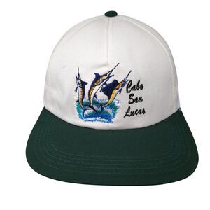 Cabo San Lucas Marlins Strapback Hat Multi OSFA Embroidered Colorblock